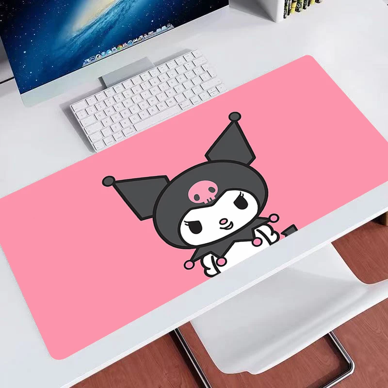 Kuromi Large Mouse Pads For Desk Gaming Mouse Pad Mousepad with Stitched Edges and Non-Slip Rubber Base Extended Mouse Pad XXL 6