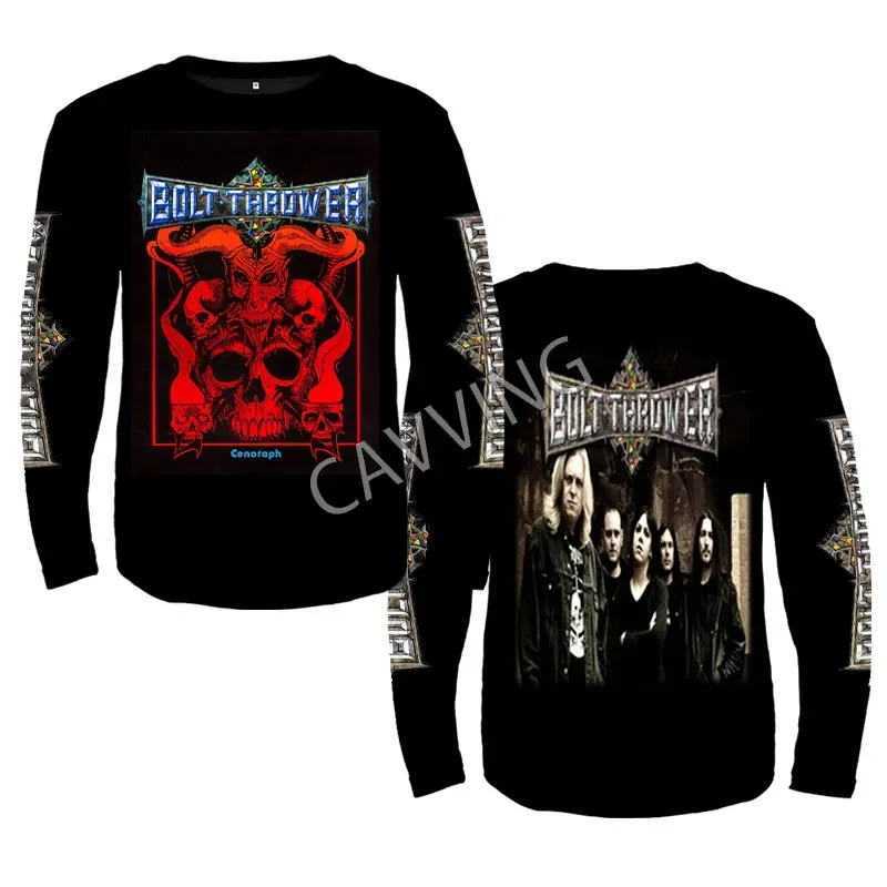 New Fashion Printed  Bolt Thrower  Crewneck Sweatshirt Gothic Top Harajuku Cotton Unisex Clothing Men's Clothing  C02 2