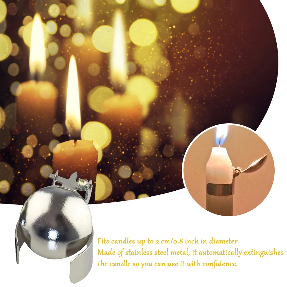 Candle Snuffer Candle Damper 1/4pcs Automatic Candle Snuffer Fire Extinguisher Candle Flame Safely Wick Flame Extinguishing Clip Housewarming Christmas