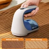 Hair Ball Trimmer, USB Rechargeable Portable Electric Pellets Fabric Sweater Fuzz Remover with Digital LED Display for Clothes 1