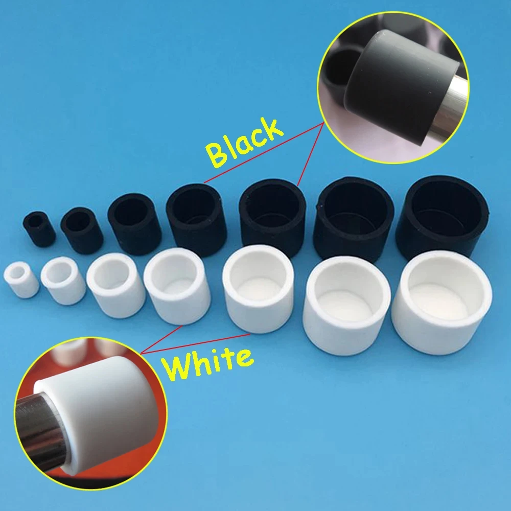 Black Silicone Rubber Round Caps - Versatile Dust Seal and End Stopper Protection Cover