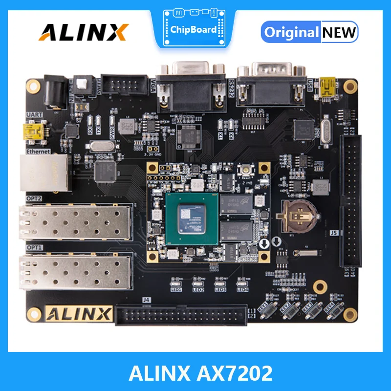 

ALINX AX7202: Xilinx Artix7 SFP FPGA Development Board XC7A200T Demo Gigabit Ethernet