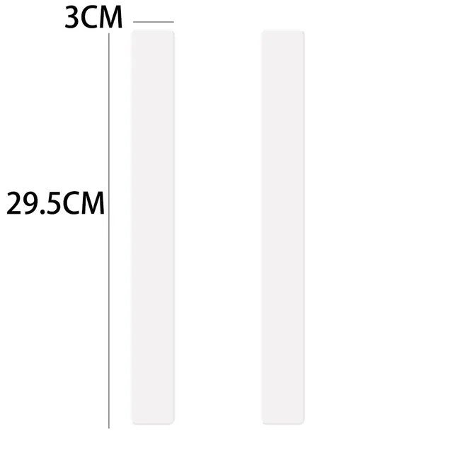 2Db Akril Keksz Gördülőcsapok Mérő Tésztacsíkok Vastagság Egyensúly Vonalzó Süti Simább Konyhai Kiegészítők - Image 6