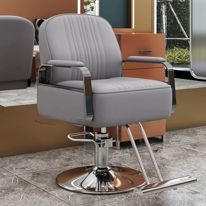 Comfort Luxury Modern Barber Chairs Speciality Salon Waiting Barber Chairs Makeup Chaise Lounges Commercial Furniture RR50BC