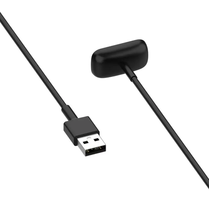 Фото Usb-адаптер для зарядного устройства, быстрая зарядка, 360 °, магнитное зарядное устройство на присоске для Fitbit Luxe, умный Браслет, 1 м №5