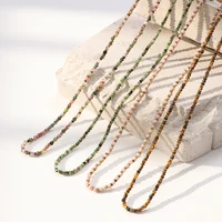 Fashion Brand Simple Stone Beads Short Necklace Female Jewelry Women Choker s Bijoux Femme Ladies Party 2025