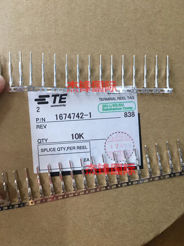 

100pcs/lot 1674742-1 for:20-22AWG 100% New