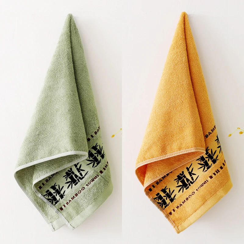 Set of 1 Bamboo Fiber Towels Sets Home Bath Towels Adults Face Towel Thick Absorbent Luxury Bathroom Toalha De Praia bath towels face towel bamboo towel set