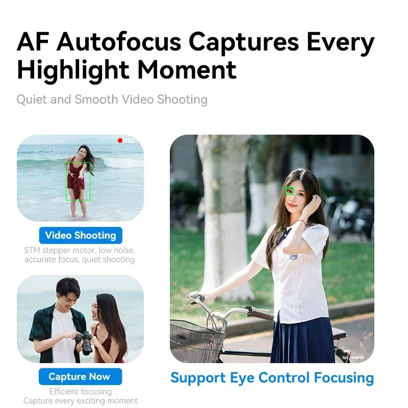 7artisans AF 85mm F1.8 풀프레임 대구경 카메라 렌즈 ( E A7RIII ZVE-10, 니콘 Z L 마운트, STM 자동/수동 초점 렌즈)