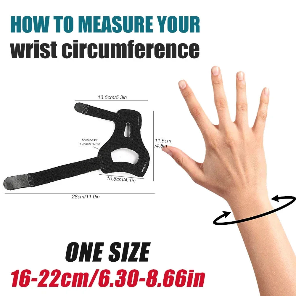 BYEPAIN 1Pcs Thumb Support Brace, Trigger Thumb Spica Support Brace Stabilizer for Pain, Sprains, Arthritis, Tendonitis 2