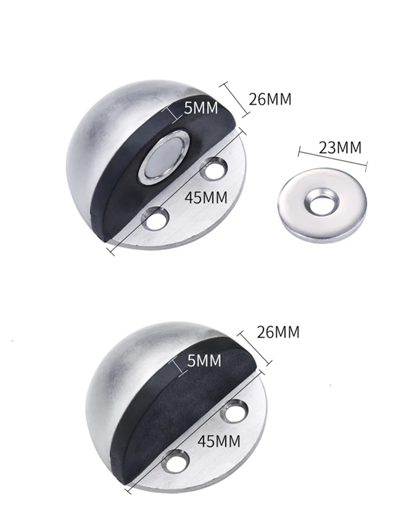 Stainless Steel Magnetic Door Stopper 