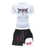 Anime Berserk Compression Set Fitness Suit for Men Quick Dry Compression Shirt+Gym Performance Shorts Running Workout Sportswear 6