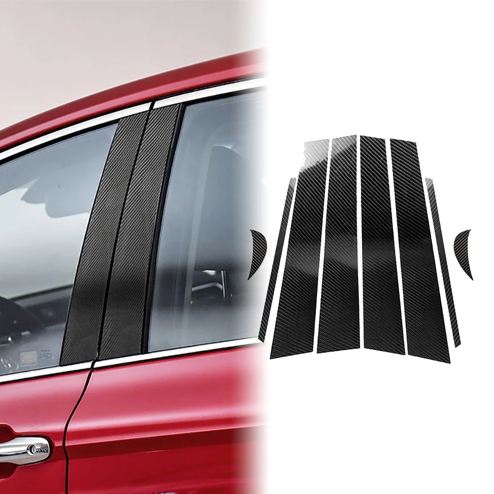 

Real Carbon Fiber For Camry 8th Generation Car B pillar sticker Decoration Lnterior Stickers Auto Modification Accessories