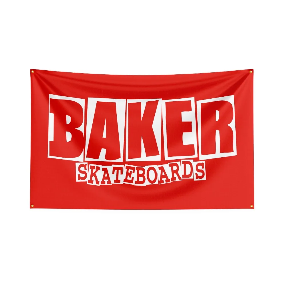 正規品 BAKER COMPLETE BRAND LOGO RED/WHT 8 Baker Brand Logo Red 8.0