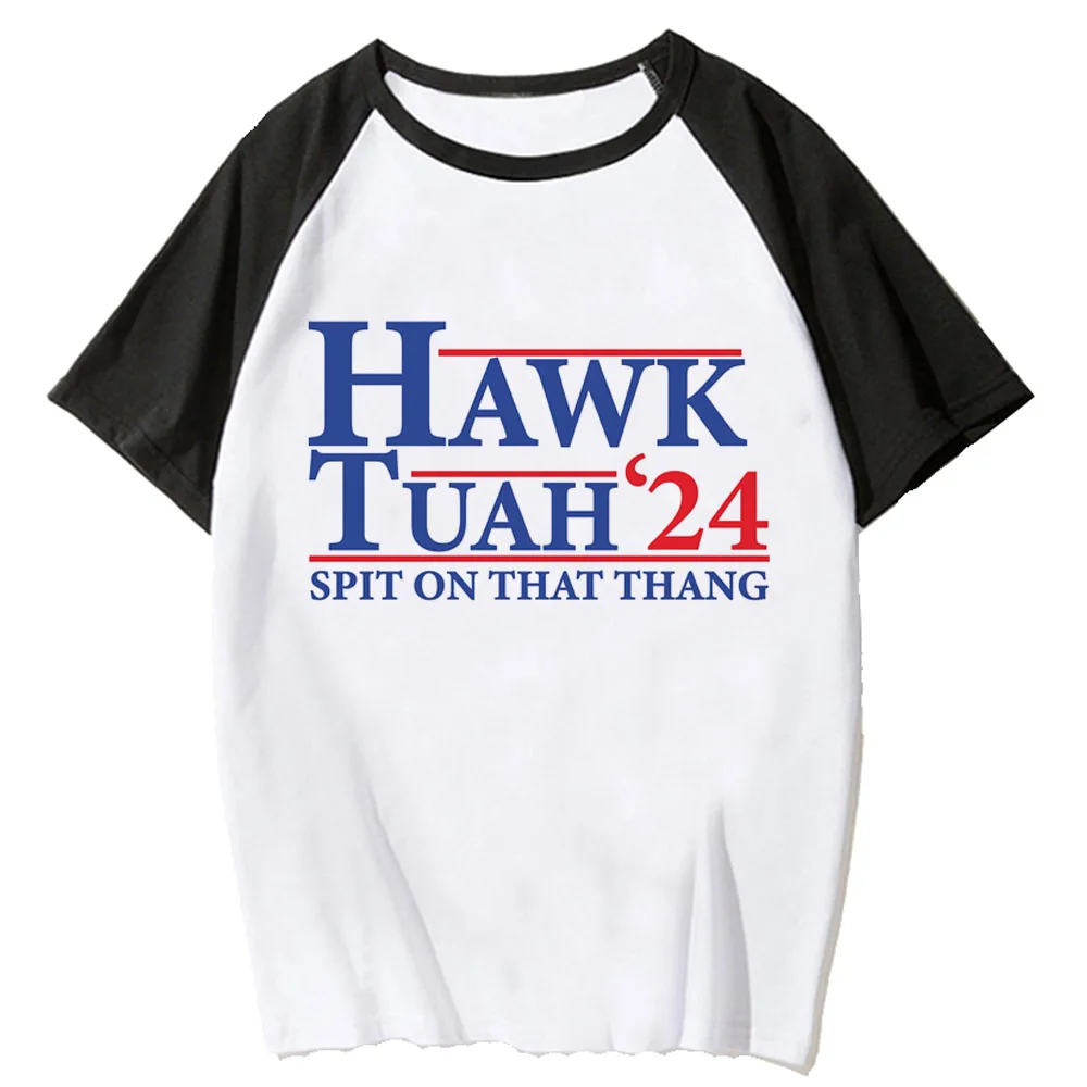 

Hawk Tuah футболка женская летняя манга смешные футболки Женская смешная одежда