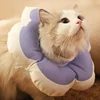 HOOPRT Cat Flower Elizabeth Cotton Neck Pet Collar Adjustable Anti-Bite Surgery Cute Solar Flower Neck Cone Beauty Head Cover 2