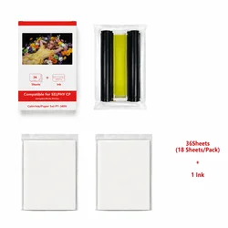 Compact Vivid Color Instant Photo Printer with Ink & Glossy Sheets for Everyday and Special Occasions (PT - 36IN)