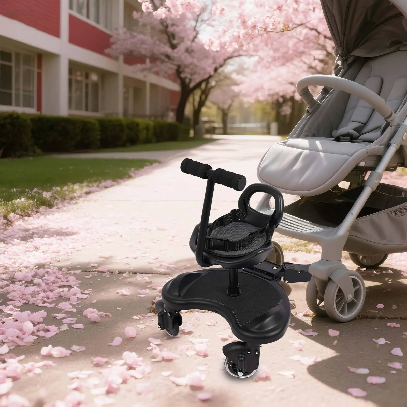 NEWEST 2in1 Sit& Stand Child Rider Stroller S00988ba2a4ff4485a5c4ddf58c18c85aH