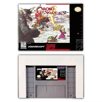 Chrono Trigger RPG game Card for SNES EUR PAL USA NTSC 16bit Game Consoles with