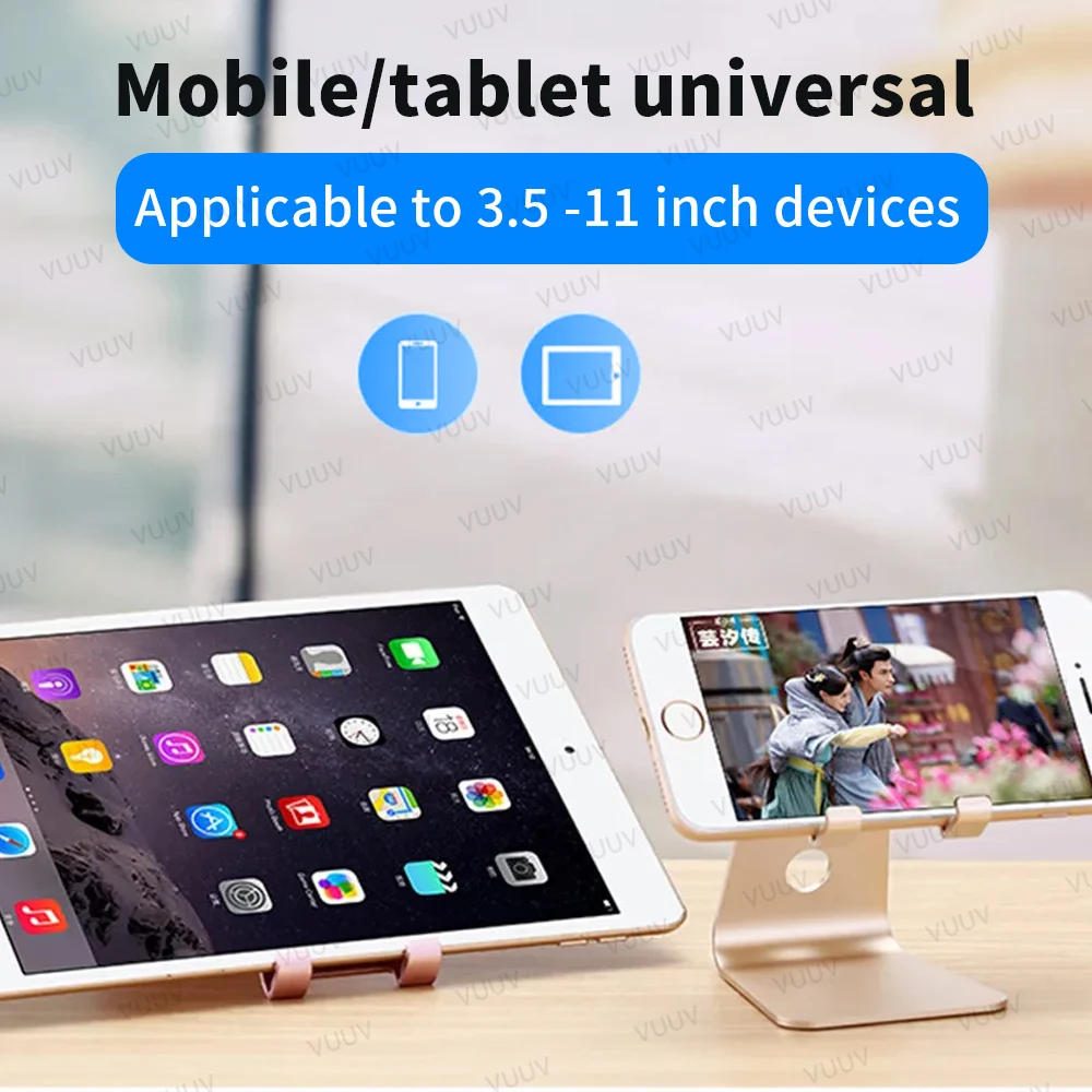 Tablet Bracket Aluminium Alloy for 3.5-11 inch Tablet Phone
