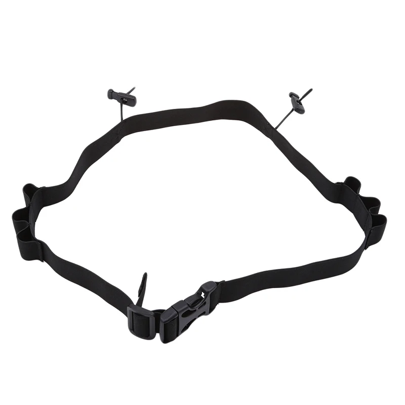 Laufgürtel mit Nummernhalter für Triathlon, Marathon, Radfahren, Motorradfahren mit 6 Gel-Schlaufen, Fitness-Sportzubehör – Detail 6