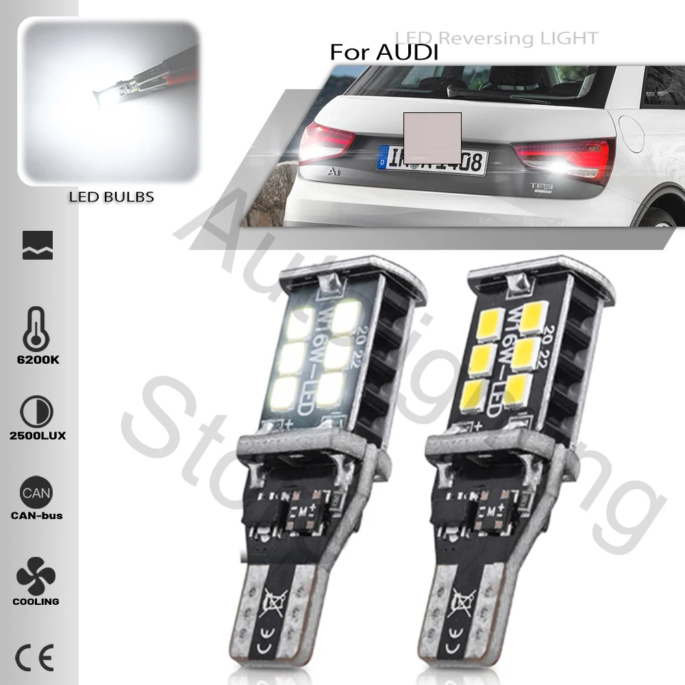 2X T15 W16W For Audi A1 8X1 Accessories 2010 2011 2012 2013 2014 2015