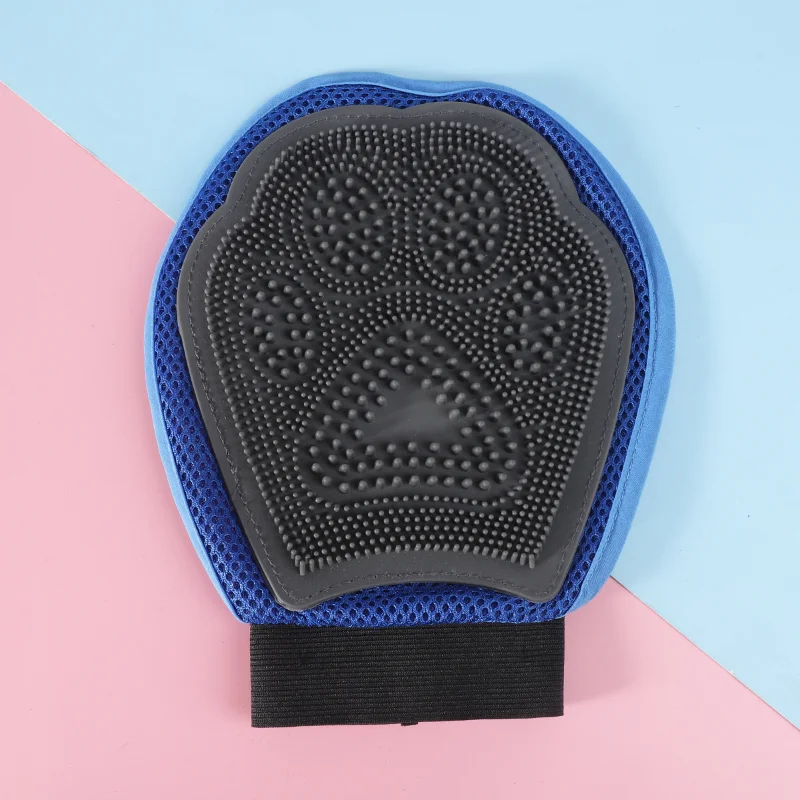 Pet Bath Massage Silicone Brush Cat Gloves To Remove Floating Hair Daily Care Dog Hair Pet Supplies Towel Poncho Adults Pet Grooming Gloves Cat Grooming Brush Pet Hair Remover Gloves