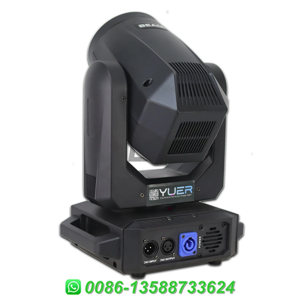 Description Picture 6 of itemLED Moving Head Light 200W Beam Spot Satge Lamp With Aperture 18 Prism Rainbow Effect Dj Dmx Disco Party Club Bar Stage Lighting