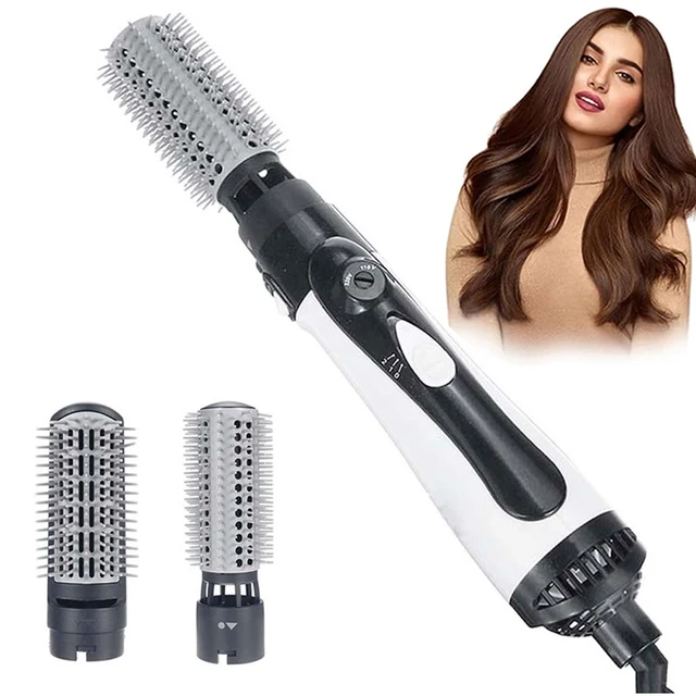 Sèche-cheveux et brosse à Air chaud professionnel ionique négatif en céramique volumateur Styler léger une étape brosse à soufflage outil de coiffure 1