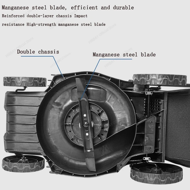 1880W Brushless Electric Lawn Mower 13000RPM 36VF Cordless Grass Trimmer Garden Pruning Tool With 10000mah Battery For Home 4