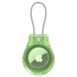 Durable Waterproof Keychain Cover with Anti - Lost Features (Transparent Green)