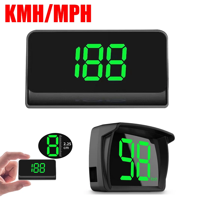 

New Mini Portable HUD USB Car GPS Digital Speedometer Display Plug And Play Large Line KMH/MPH Automotive Supplies For All Cars