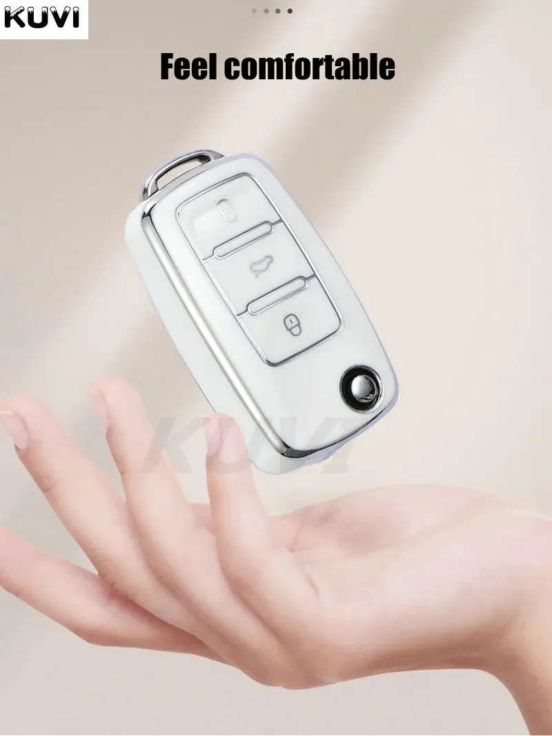 Volkswagen TPU Car Remote Key Case Cover