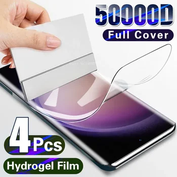 4 pezzi pellicole ceramiche morbide ad alta definizione per Samsung Galaxy S23 Plus S22 Ultra S21 S20 Fe S10 S9 S8 protezione schermo non VETRO