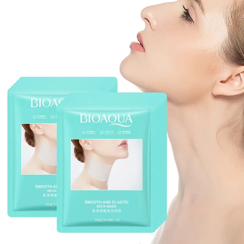 

BIOAQUA Anti-wrinkles Neck Mask Collagen Lift Firming Anti-aging Whitening Mask Beauty Moisturizing Neck Skin Care 10PCS