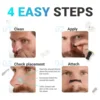 100pcs Magnetic Nasal Breathing Dilator Breathing Dilator Exercise Nostril Breathing Supplement Patch Exercise Nasal Patch 6