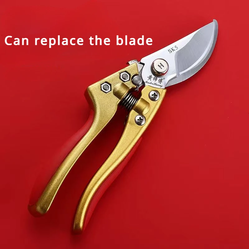 Garden Speciality Pruning Shears SK5 Steel Pruning Tools Garden Scissors Cutter Fruit Picking Weed Home Potted Branches Pruner