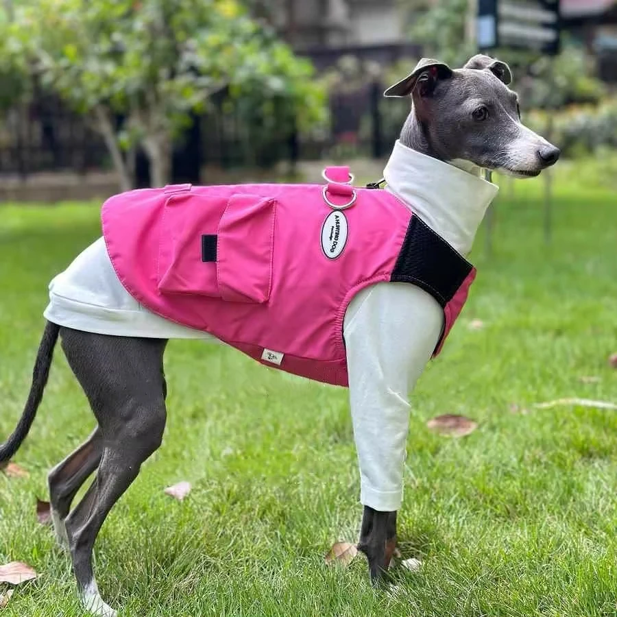 Pink Corgi Tactical Vest Waterproof Tactical Dog Vest With Pockets