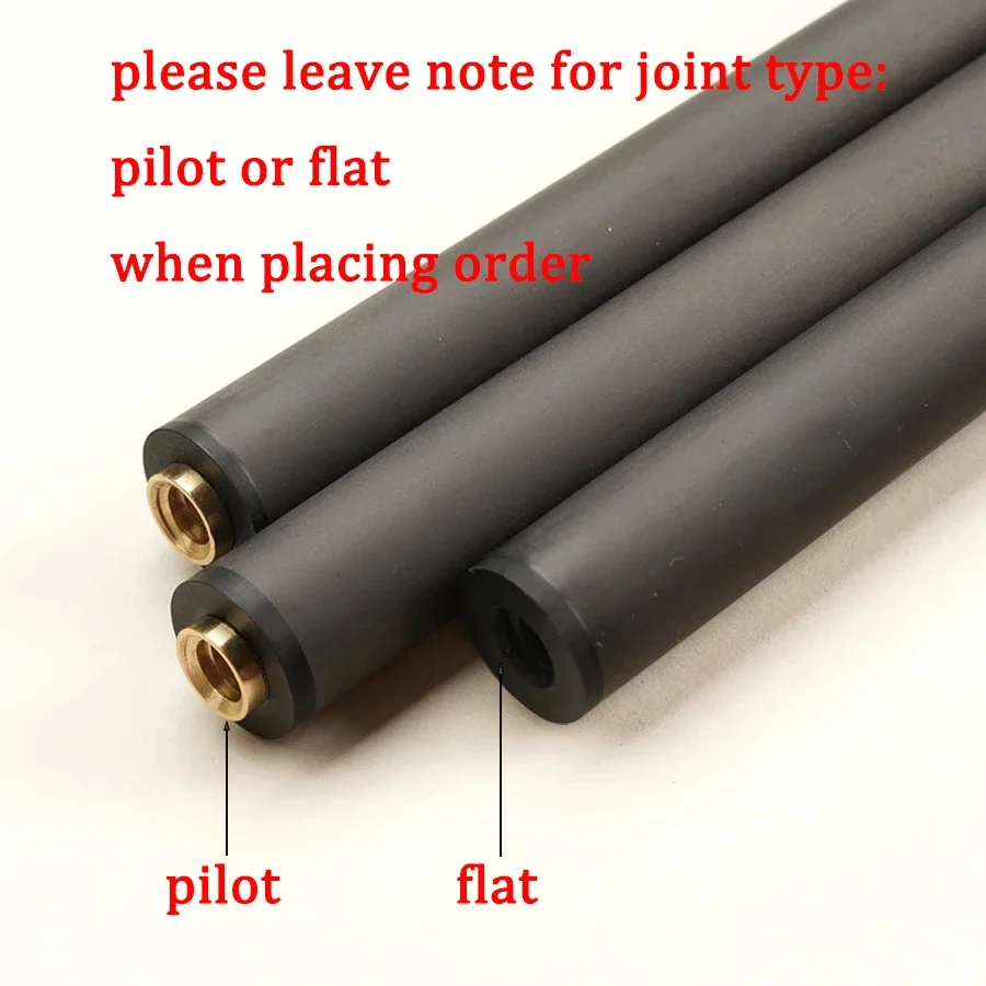 OEM Shaft 100% Full Carbon Fiber Black Technology Cue Shaft