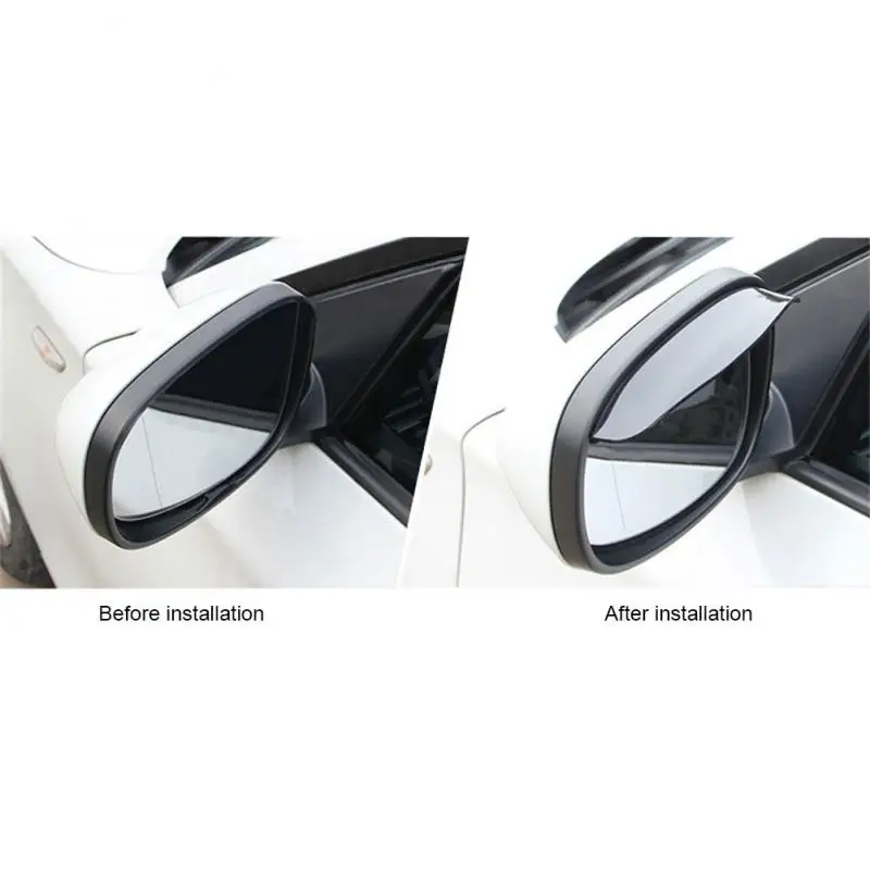 Car Rearview Mirror Rain Eyebrow One Pair