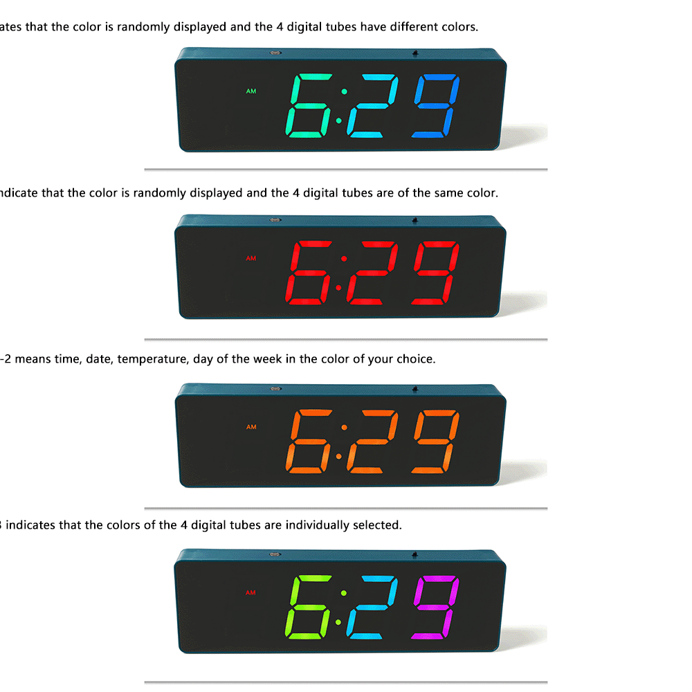 Kit Orologio Digitale Fai-da-te A LED 4 Cifre Con Temperatura E Data | Diyeeni – Progetto Elettronico Con Controllo Luce - 2