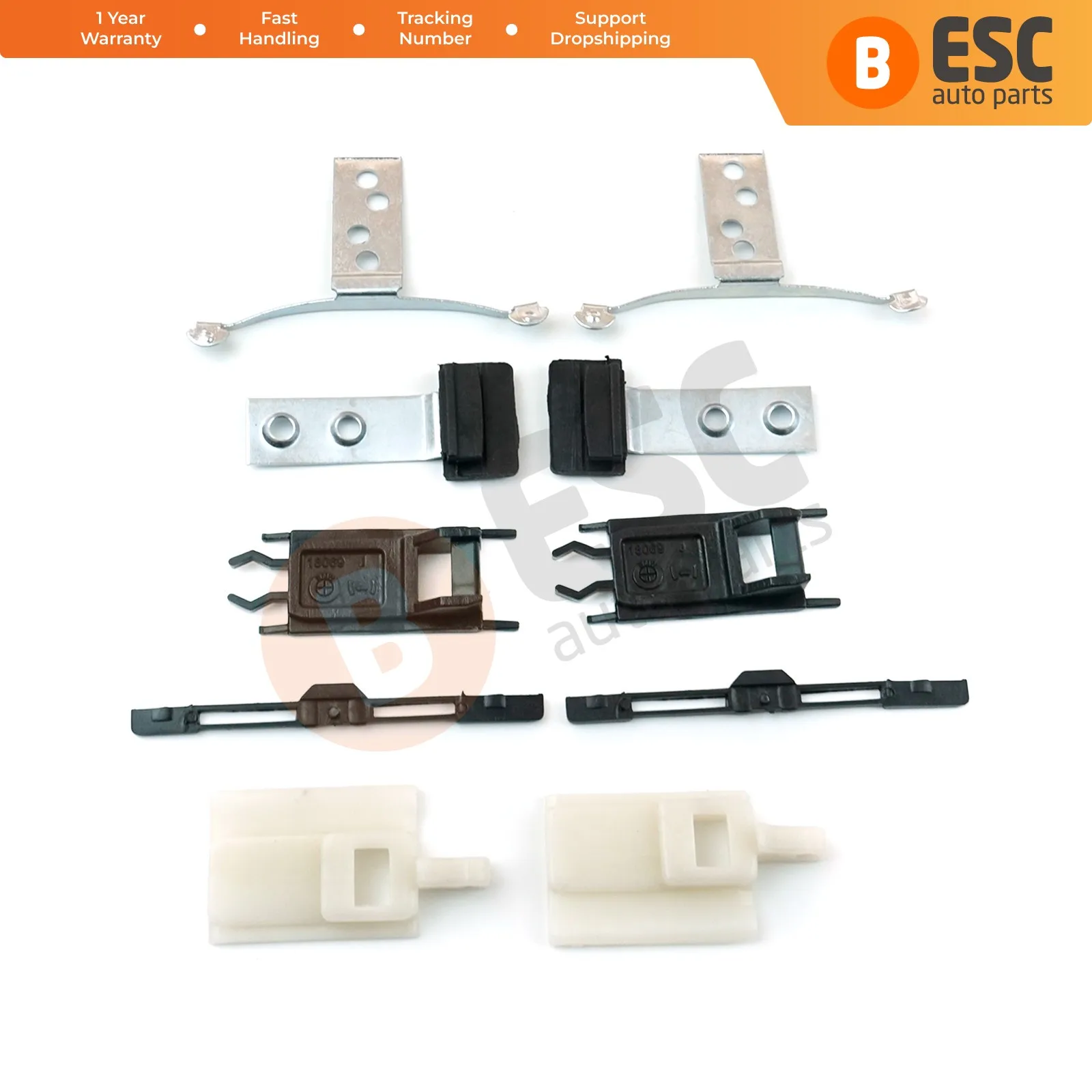 

ESC Auto Parts ESR512 10 Parts Sunroof Repair Set for BMW E46:54138246027 1998-2004 Fast Shipment Free Shipment Ship From Turkey