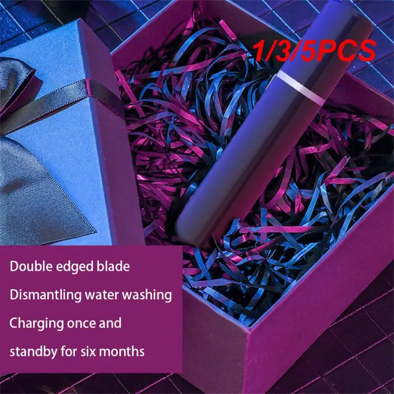 여성용 편리한 충전 컴팩트 및 휴대용 정밀 트리밍, 다목적 사용, 청소하기 쉬움, 1 개, 3 개, 5 개 