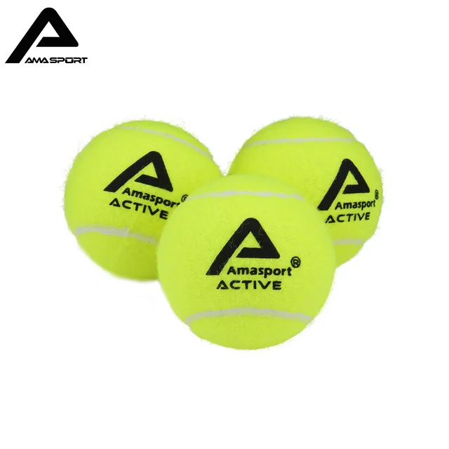 AMASPORT Tennis Balls Practice Training Pressureless High Quality Durable Bouncy Balls for Beginner Tennis Sport 2