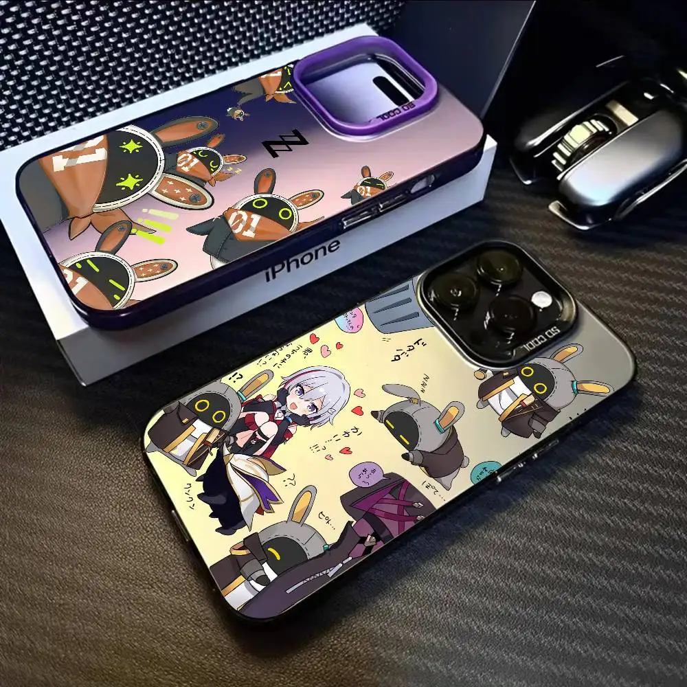 Zenless Zone Zero Bangboo Multicolor Matte Laser Metallic Aurora Phone Case