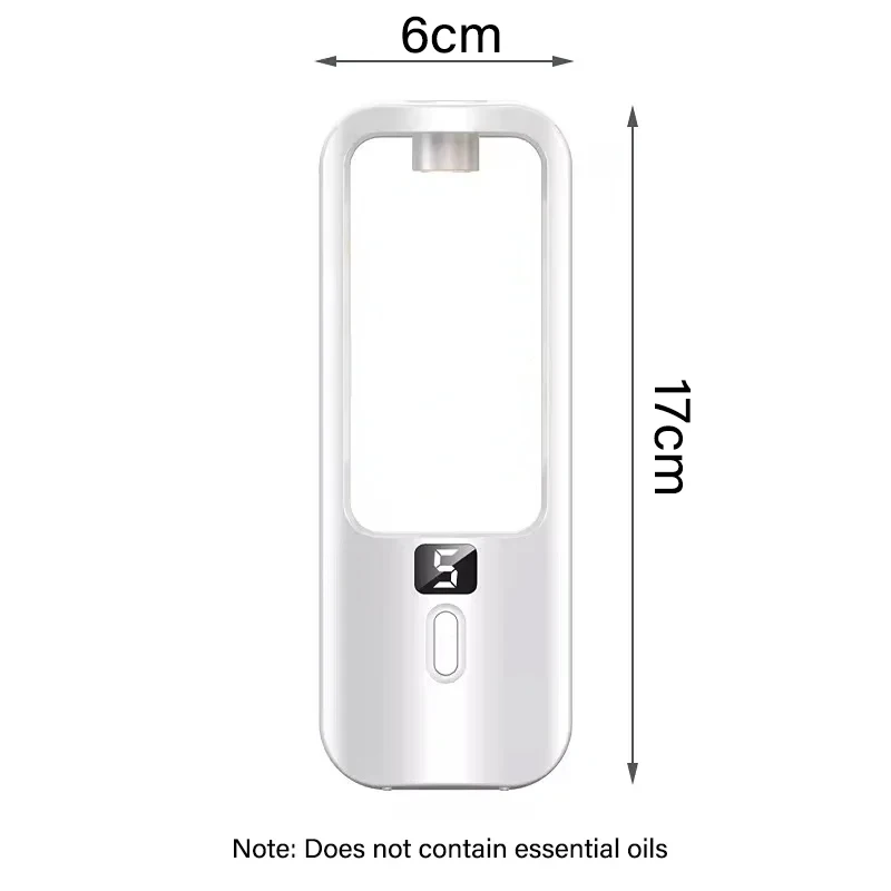 Wall Mounted Aroma Diffuser with Time Setting | Air Purifying Fragrance for Home & Bathroom | 50ml Capacity