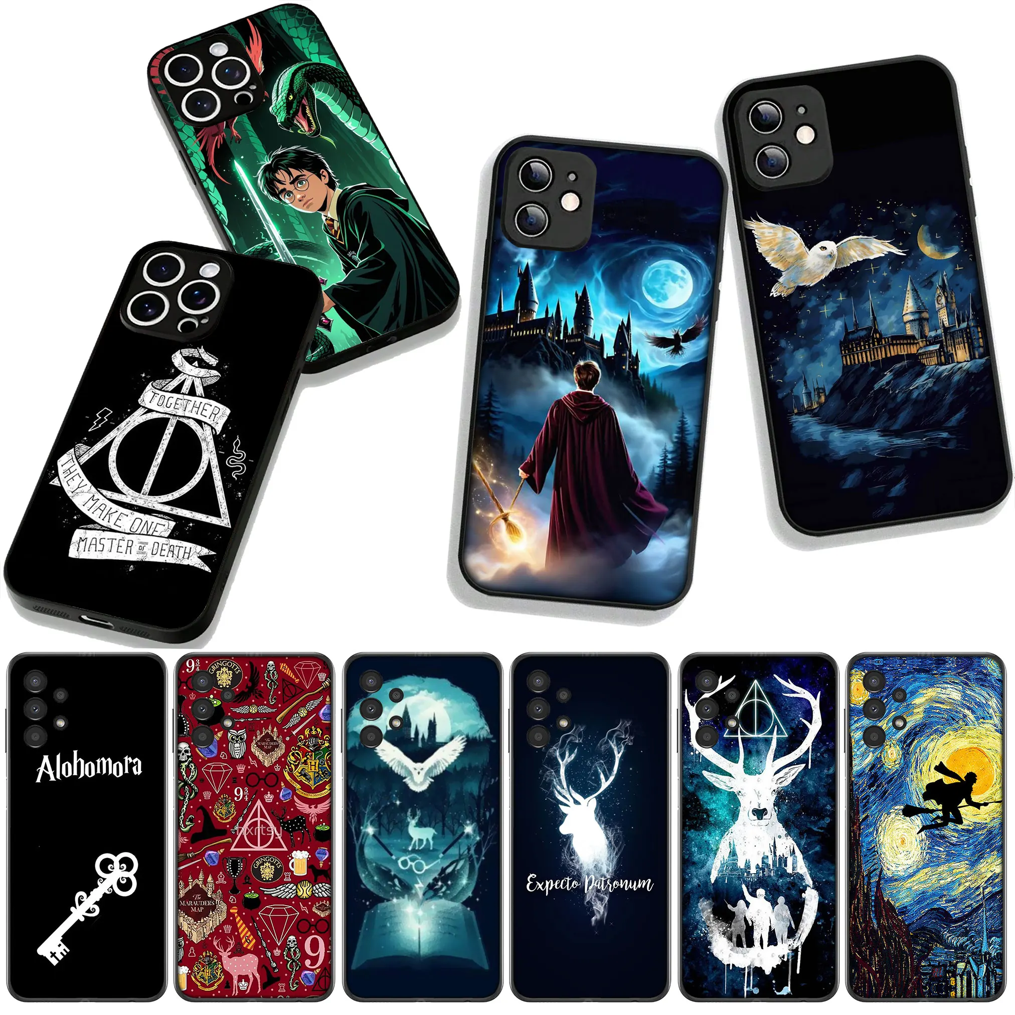 Artistic Wand Potter Themed Phone Case Cover