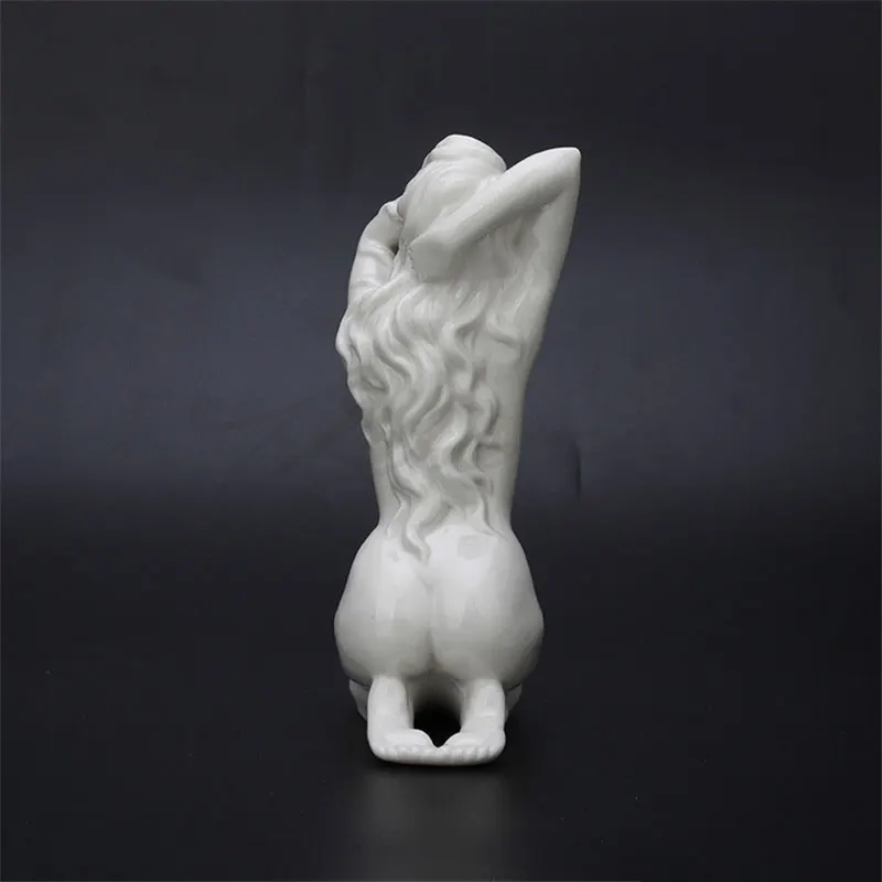 Modern Art Abstract Woman Body Art Sculpture Naked Lady Ceramics Statue Female Nude Figurine Home Decorations Girl Gifts 4