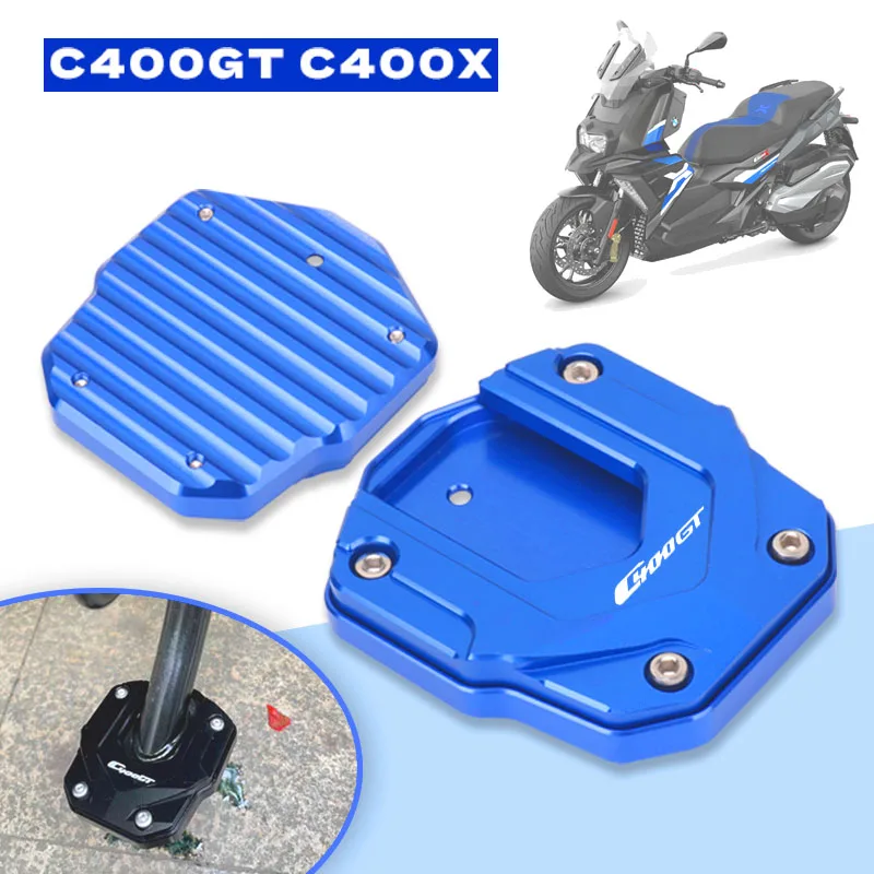 

For BMW C400X C400GT C400 X GT K51 2019-2023 Motorcycle CNC Kickstand Foot Side Stand Extension Pad Plate Bracket