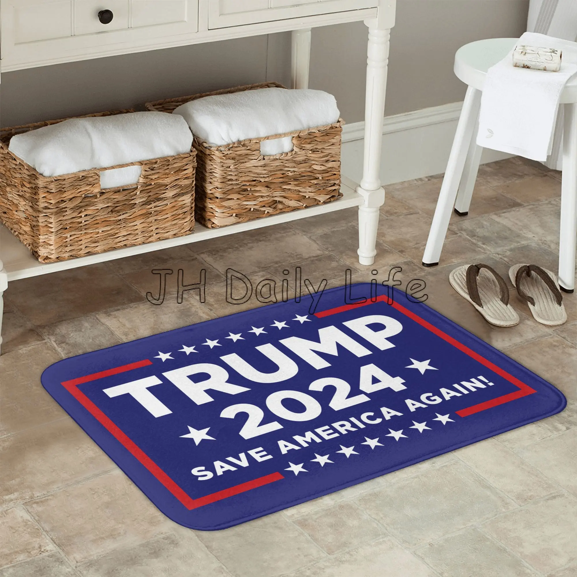 Donald Trump 2024 God America Freedom Flag High Quality 100D - Foto 6